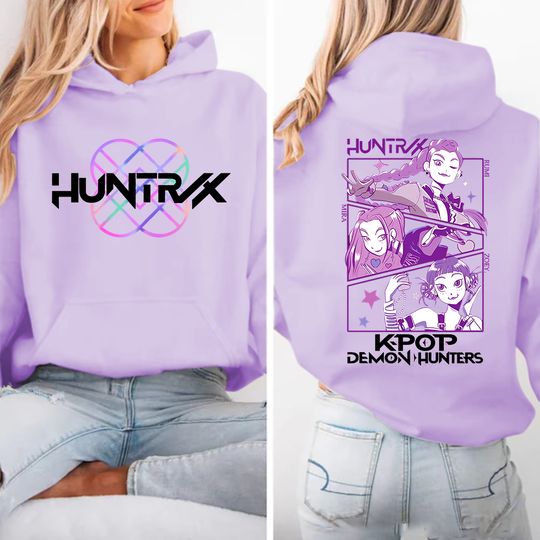 Discover Hot Anime K-Pop Demon Hunters Hoodie Mira Rumi Zoey Printing Sweatshirts Women Men Fashion Harajuku Hip Hop Pullover Tops