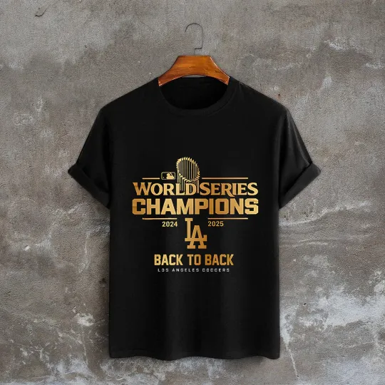 Discover Los Angeles Dodger.s 2025 World Series Tshirt, Champions Back To Back  Shirt