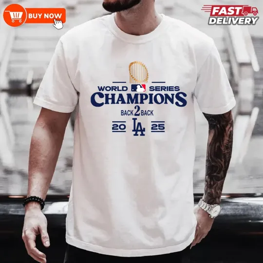 Discover Los Angeles Dodgers World Champions 2025 TShirt