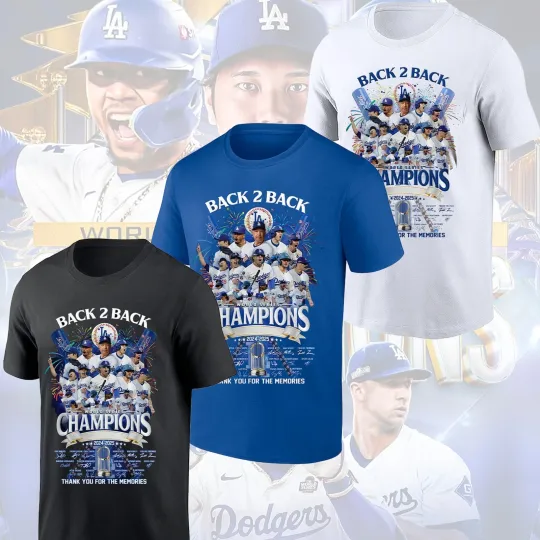 LA Dodgers World Series Champions 2024 2025 Shirt