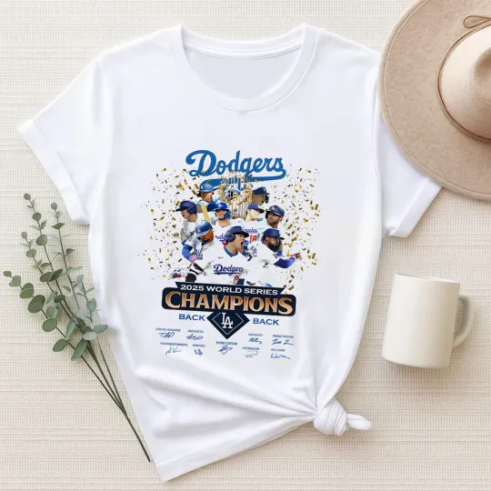 Discover Los Angeles Dodger.s 2025 World Series Champions T-Shirt