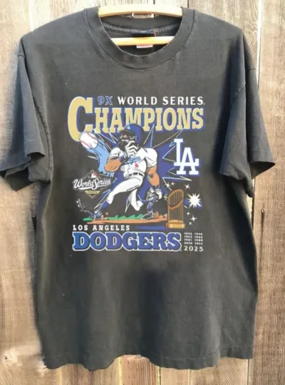 Discover Los Angeles Dodgers 2025 World Series Champions T shirt