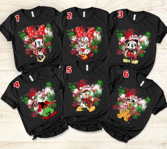 Discover Mickey and Friends Christmas Shirt, Disney Family Xmas Shirt, Disneyland Christmas Trip Shirt, Very Merry Xmas Holiday Sweatshirt