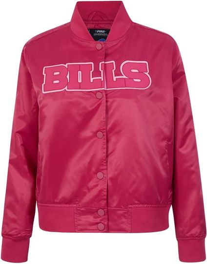 Discover Womens football Classic Triple Pink Satin Jacket