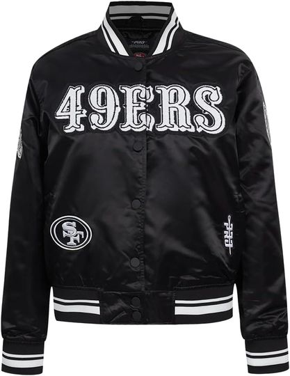 San Francisco 49ers Pearls Jacket Black, Not Leather, Not Satin, Gift For Fans