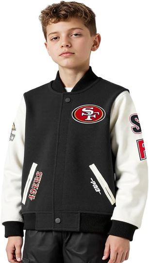 Discover football Classic Varsity Jacket, Not Leather, Not Satin, Gift For Fans