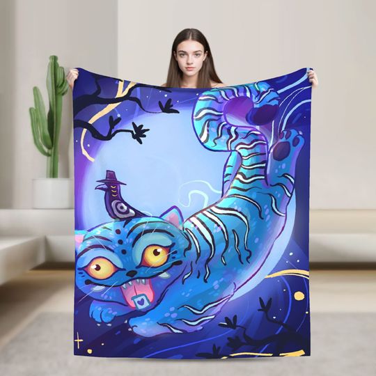 Discover K-Pop Demon Hunters Warm Soft Blankets Popular Movie Plush Throw Blanket Street Trend Couch Bed Flannel Bedspread Sofa Bed Cover