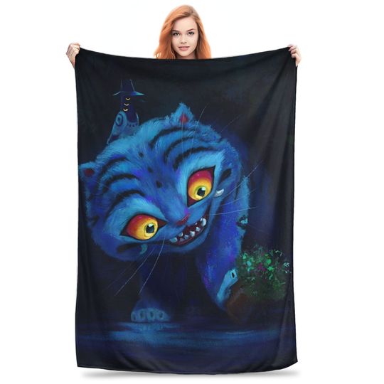 KPop Demon Hunters Baby Saja Flannel Blanket Winter  Soft Durable Throws for Girls Boys Bedroom Novelty Bedspread Sofa Bed Cover