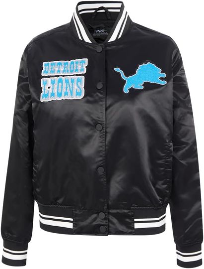 Discover Detroit Football Retro Classics Jacket Black, Not Leather, Not Satin, Gift For Fans