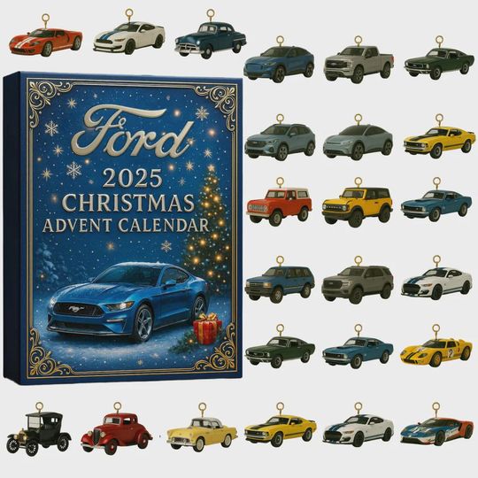 Car Lovers Advent Calendar 2025  24 Days of Mini Vehicle Surprises | Automotive Christmas Countdown Gift for Him