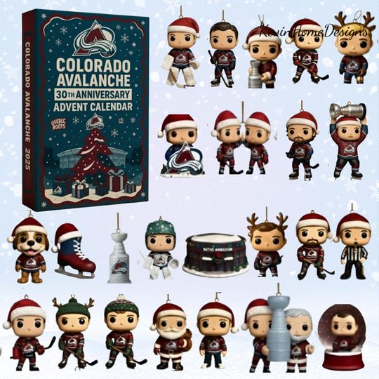 Colorado Avalanche Advent Calendar 2025: Hockey Fan Box, 30th Anniversary Edition