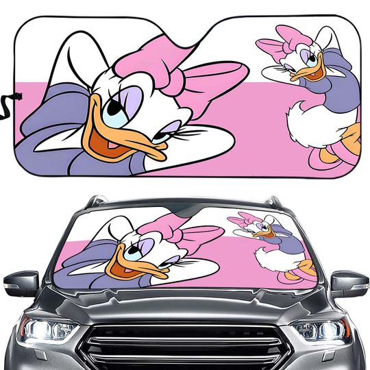 Daisy Duck Car Sunshade