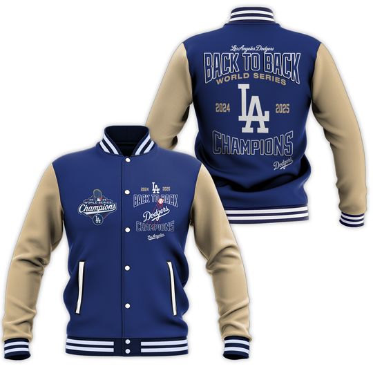 Los Angeles Dodger LA 2025 World Series Champions Baseball Jacket