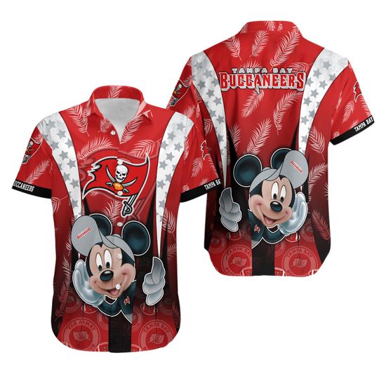 Tampass Team Buccaneers Cartoon Hawaiian Shirt, Hawaiian Shirt For Men and Women