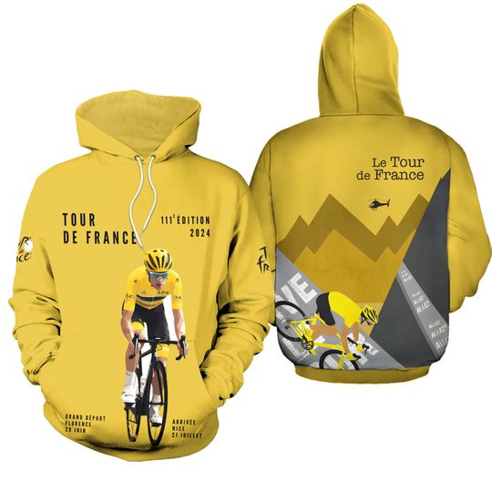 Tour De France 111th Edition 2024 3D Hoodie