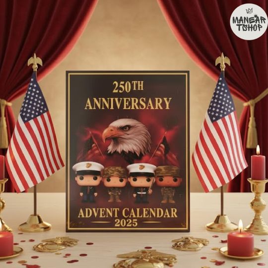 Discover 250th Anniversary Advent Calendar 2025, 24-Day Countdown Blind Box, 2D 250th Anniversary Advent Calendar, Adven calendar Xmas gift