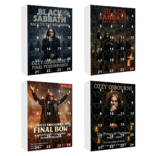 Discover Ozzy Christmas Halloween Calendar 24 Days Christmas Advent Osbourne Blind Box
