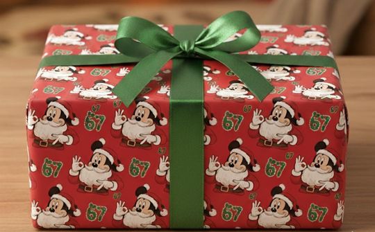 Discover Mickey Mouse Holiday Wrapping Paper, Viral Meme