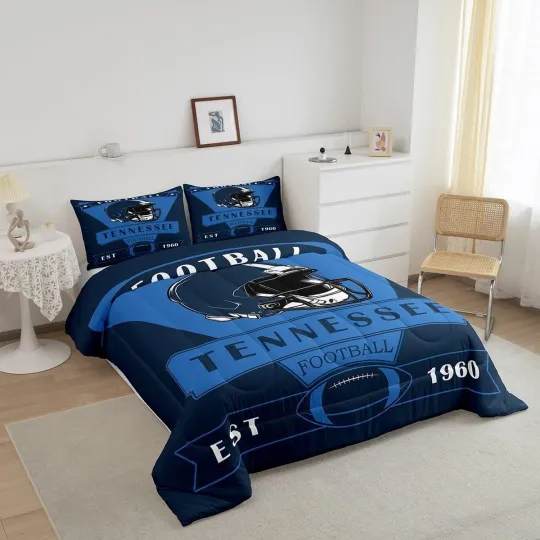 Discover Tennessee Titans Queen Comforter Bedding Set 5 Piece Football set