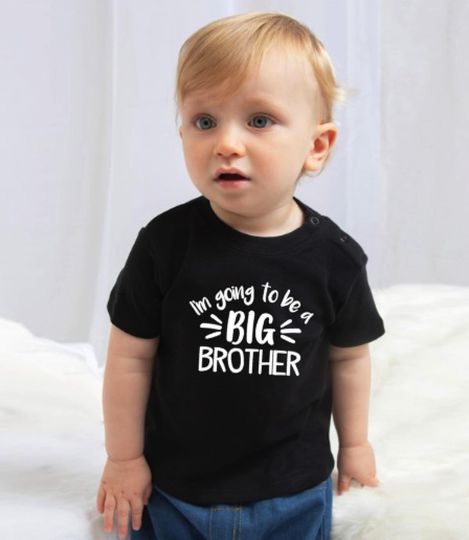 Discover Big Brother T-Shirt: Baby Announcement Gift, Ringspun Cotton Tee
