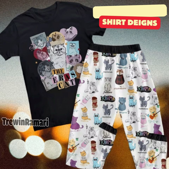 Eras Tour Pajamas Set,Swift Version Tour Pajamas Set, Gift For Family Gift For Family