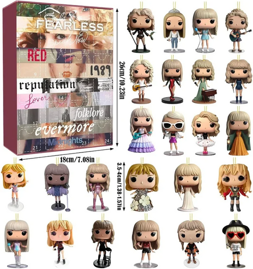 Discover Special Swift Advent Calendar 2025 2D Acrylic Blind Box, Eras Tour Decor