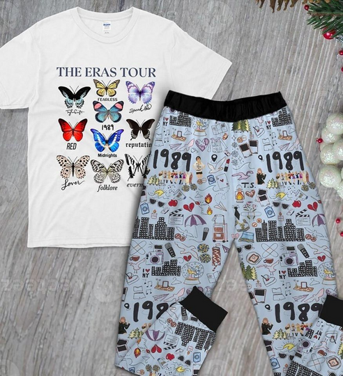 Eras Tour Pajamas Set,Swift Version Tour Pajamas Set, Gift For Family Gift For Family