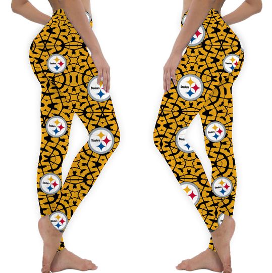Pittsburgh Steeler Womens Workout Yoga Pants Leggings
