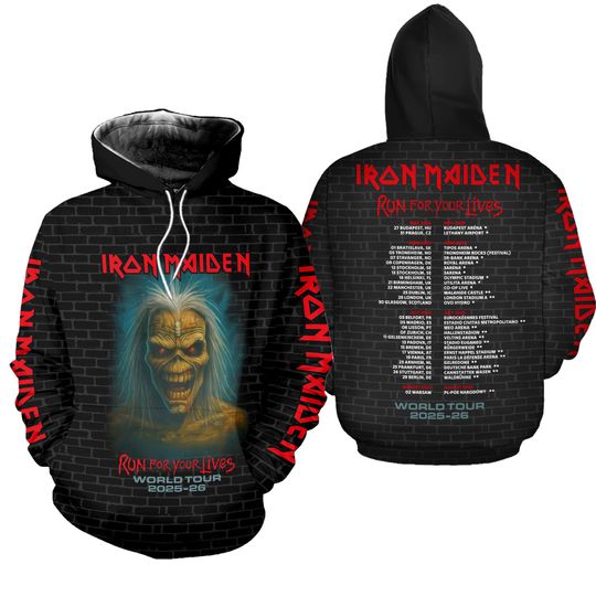 Run For Your Lives World Tour 2025 IRMA 3D Hoodie B