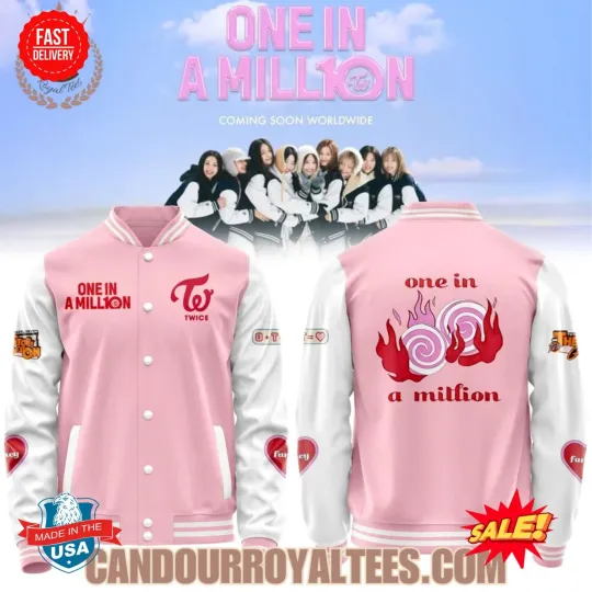 Discover TWICE One In A Million 10th Anniversary Film & Special Album Baseball Jacket