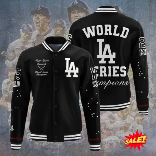 Discover Los Angeles Dodger World Series 2025 Baseball Jacket