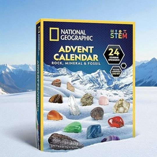 National Geographic Rock & Mineral Advent Calendar, STEM Toy
