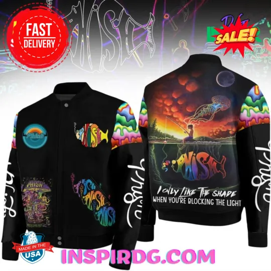 Discover Phish Summer Tour 2024 Announced Baseball Jacket