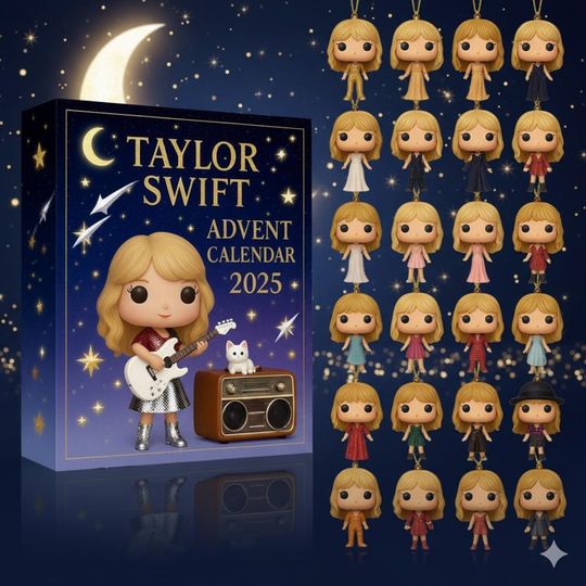 Discover Music Star Advent Calendar 2025  24-Day Collectible Pop Doll Set for Fans, Christmas Countdown Gift Box for Music Lovers & Collectors