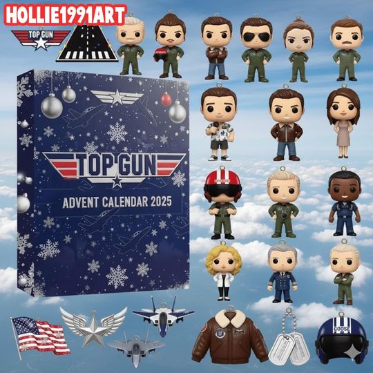 Discover Pilot Academy Advent Calendar 2025, Aviation Mini Figure Set, Holiday Countdown Gift, Air Force Decor, Flight Lover Gift
