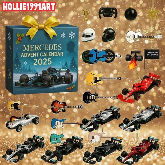 Discover Christmas Racing Car Advent Calendar 2025, Race Car Mini Model Set, 24 Days of Car Collectibles for Racing Fans, Car Enthusiasts Xmas Gifts