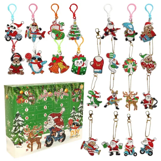 Discover Acrylic Advent Calendar Blind Box with 24 for Kids Holiday Party Decor