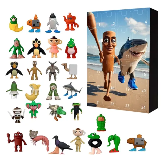 Discover Tung Tung Tung Sahur Theme Advent Calendar 2025 Countdown Sets 24Pcs Blind Boxe