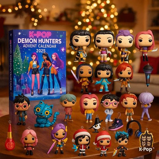 Discover K-Pop Advent Calendar 2025  24 Blind-Box Christmas Surprises, Fun Ornament Countdown Gift for Dedicated Stans & Tree Decor