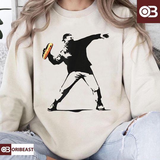 Discover DC Sandwich Thrower Banksy Inspired Tee, Free DC Statehood Advocate Anti-Trump