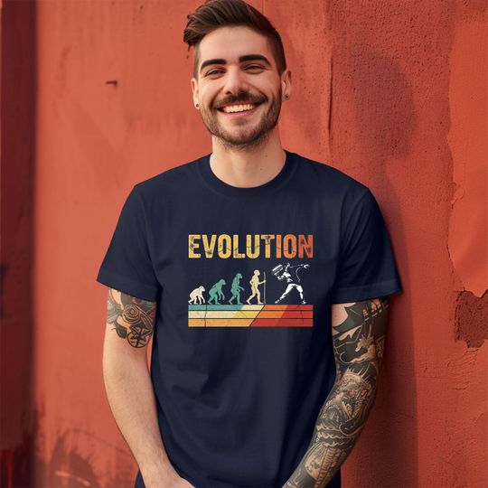 Discover Hangry Evolution T-Shirt: Funny Sandwich Throwing Graphic Tee