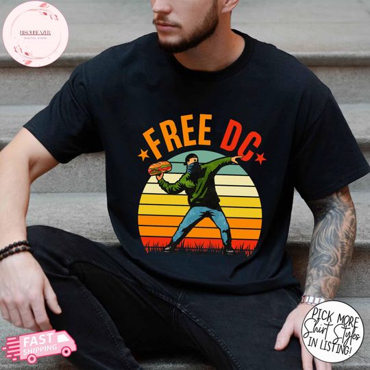Discover Free DC Sub Sandwich  T Shirt, Banksy Inspired Sandwich Thrower Shirt