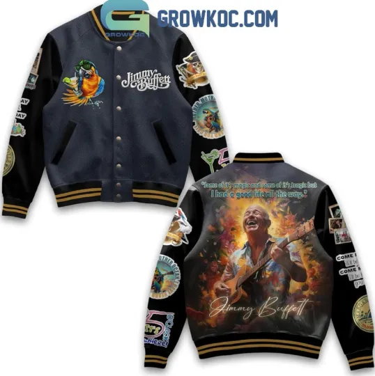 Jimmy Buffett I Had A Good Life All The Way Baseball Jacket
