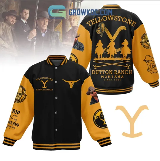 Discover YStone Dutton Ranch Montana Since 1886 Baseball Jacket
