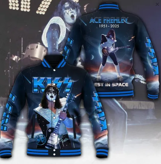 Discover Ace Frehley 1951-2025 Baseball Jacket