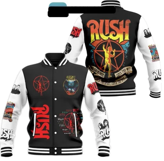 Discover Rush Catch The Witness Catch The Spirit Baseball Jacket