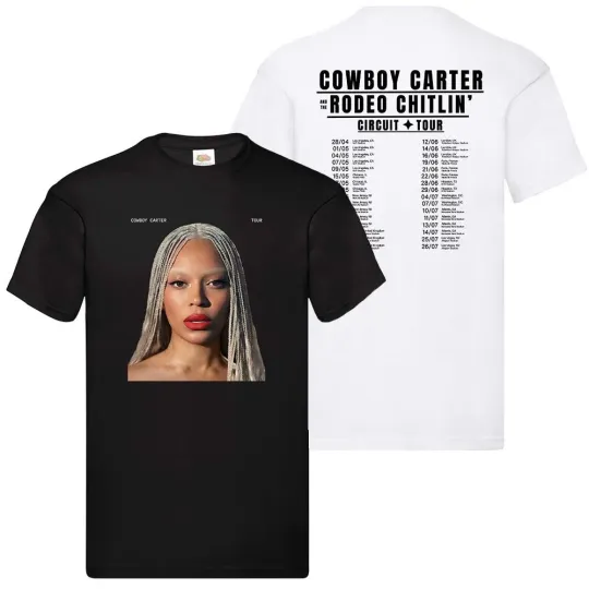 Discover Beyonce Cowboy Carter Tour 2025 T-Shirt Music Fan Tee