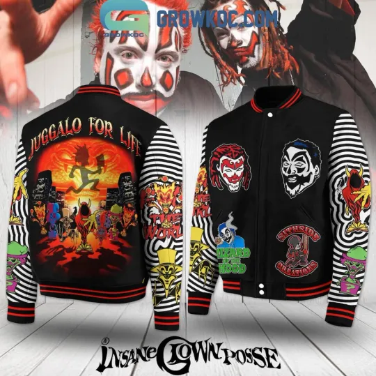 Discover Insane Clown Posse Juggalo For Life Baseball Jacket