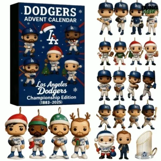 Las Angeles Dodgers Championship Edition Advent Calendar 2025