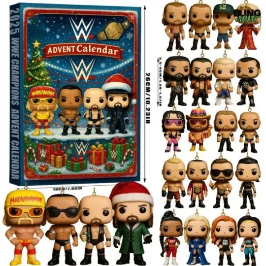 Discover HOT!! Wrestling Entertainment Champions Limited Edition 2025 Advent Calendar